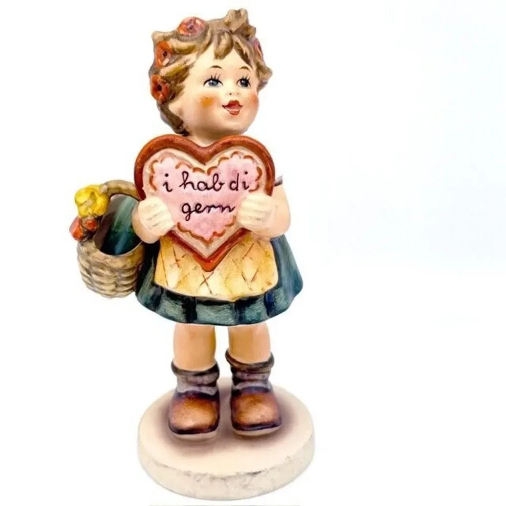 Set of 2 Goebel Hummel Girls #387 #389 1972 Collectors’ Club Special Edition